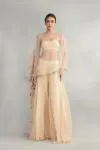 Ivory Shimmer Set Sharara