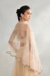 Ivory Shimmer Set Sharara