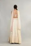 Pearly Beige Slit Lehenga