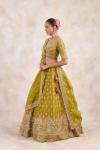 Olive Yellow Lehenga Set 