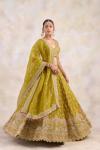 Olive Yellow Lehenga Set 