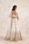 Albescent White Silk Lehenga Set 