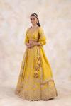 Hufflepuff Yellow Lehenga Set 