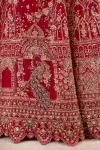 Burgundy Red Lehenga Set
