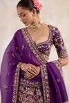 Dark Purple Lehenga Set