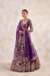 Dark Purple Lehenga Set 