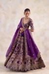 Dark Purple Lehenga Set 