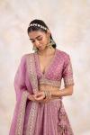 Cremica Pink Lehenga Set 