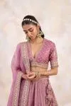 Cremica Pink Lehenga Set 