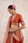 Sinopia Orange Lehenga Set 