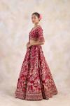 Maroon Silk Lehenga Set 