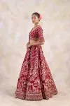Maroon Silk Lehenga Set