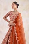 Terracotta Orange Lehenga Set 