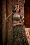Mehndi Green Lehenga Set