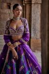 Jamuni Silk Bandhani Lehenga