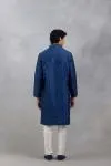 Blue Geometric Kurta Set