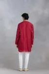 Maroon Sheesh Kurta Set