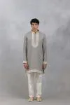Grey Dori Kurta