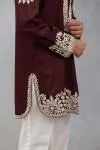 Embroidered Dori Kurta Set