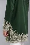 Bottle Green Dori Kurta Set