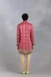 Rani Pink Banarasi Kurta Set