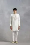 Ivory Cotton Silk Kurta Set