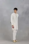 Ivory Cotton Silk Kurta Set