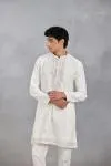 Ivory Cotton Silk Kurta Set
