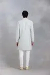 Grey Mirror Work Kurta Set