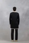 Black Twin Bird Kurta Set