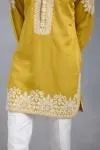 Yellow Dori Embroidered Kurta Set