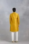Mustard Thread Mirror Kurta Set