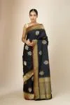 Classic Black Banarasi Saree