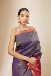 Rich Purple Kanjivaram Silk Saree