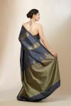 Dark Grey Kanjivaram Silk Saree