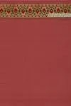 Red Kora Silk Meenakari Saree