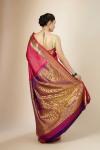 Magenta Pink Dual Tone Kanjeevaram Silk Saree