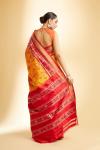 Mustard Red Patola Silk Saree