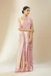 Rose Pink Banarasi Silk Saree