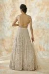 Ivory Daisy Net Lehenga