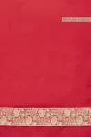 Red Banarasi Satin Silk Saree