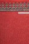 Rosewood Ajrakh Print Silk Saree