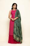 Rani Pink Georegette Garara Suit