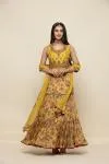 Yellow Delilah Chiffon Anarkali Suit