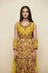 Yellow Delilah Chiffon Anarkali Suit