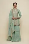 Mint Green Sharara Suit