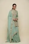 Mint Green Sharara Suit