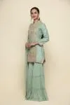 Mint Green Sharara Suit