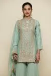 Mint Green Sharara Suit