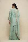 Mint Green Sharara Suit